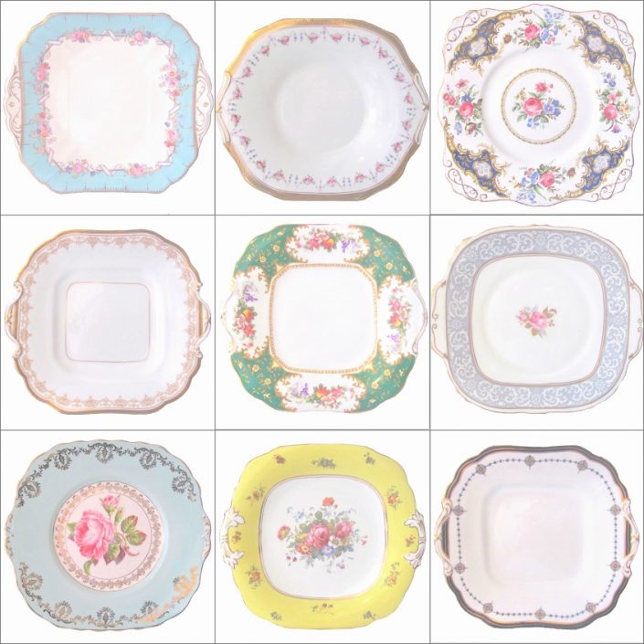 Vintage Serving Plate Hire Collection