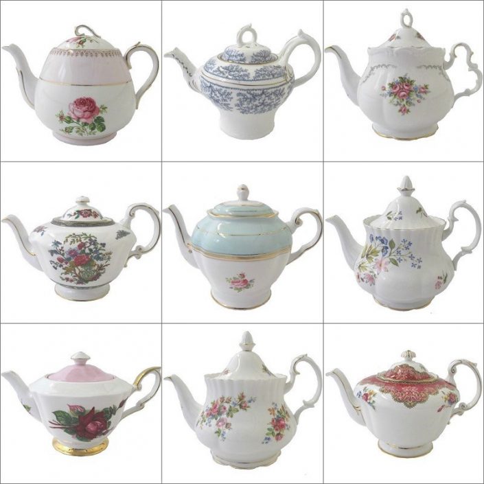 Vintage Teapot Hire Collection