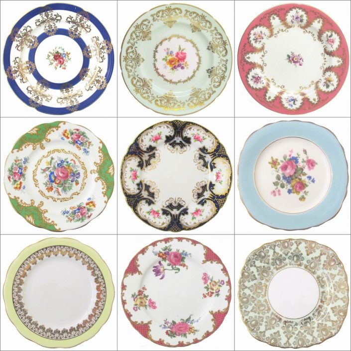 Vintage Plate Hire Collection
