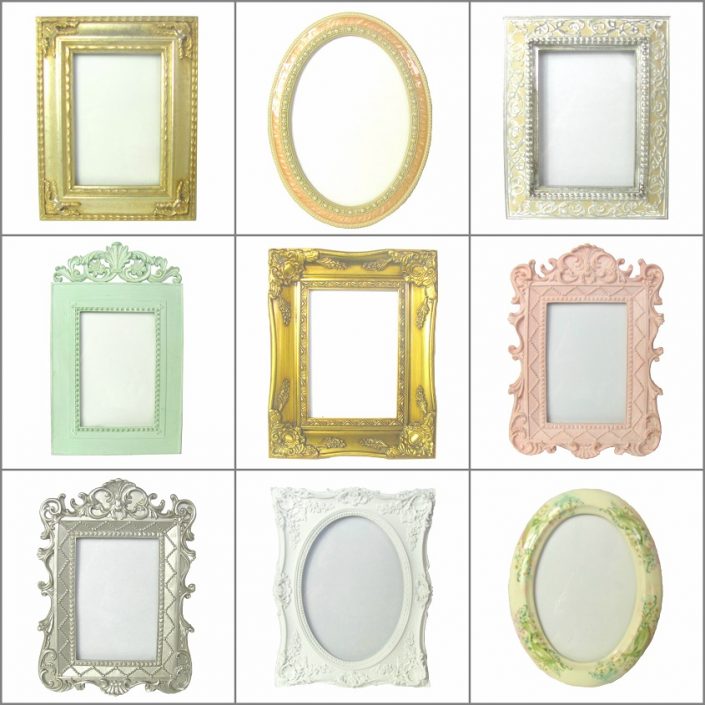 Picture frame hire for weddings
