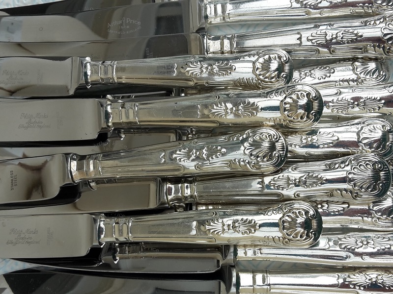 Silver plate cutlery hire Sussex